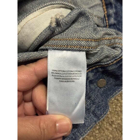 POLO RALPH LAUREN Denim Jacket Stars Patches Distressed Destroyed Equestrian XS - Picture 6 of 15